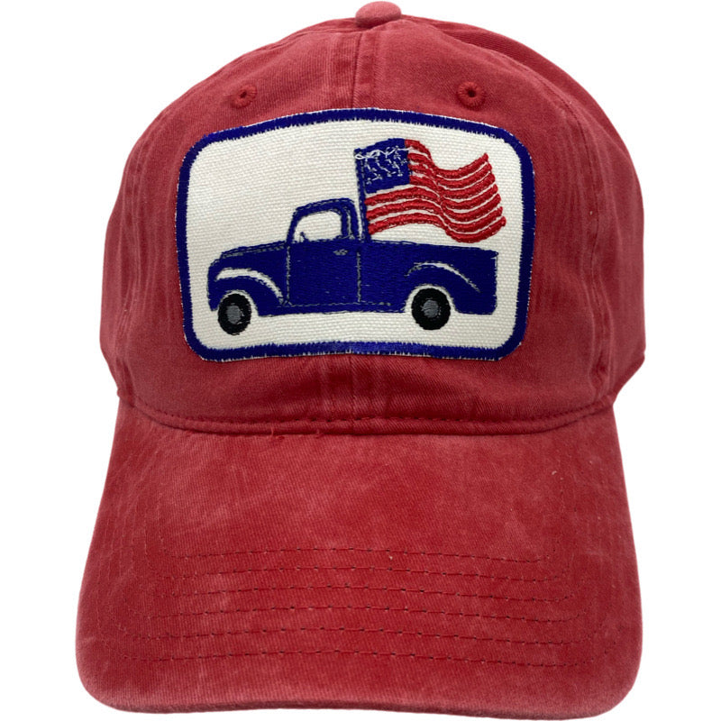 Embroidered Hat-Flag Truck