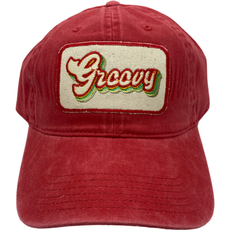 Embroidered Hat-Groovy