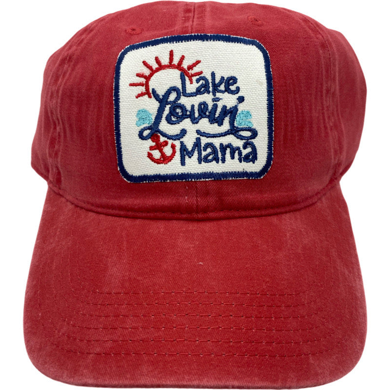 Embroidered Hat-Lake Lovin' Mama