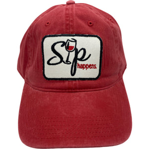 Embroidered Hat-Sip Happens