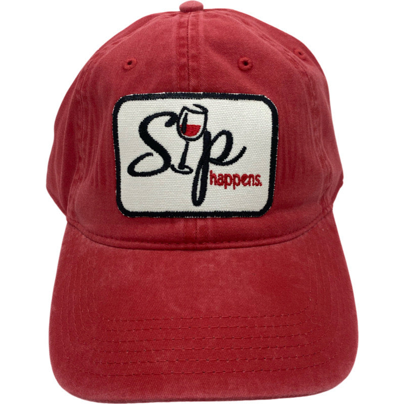 Embroidered Hat-Sip Happens