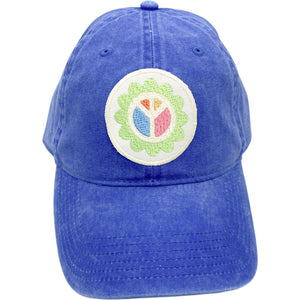 Embroidered Hat-Peace Flower