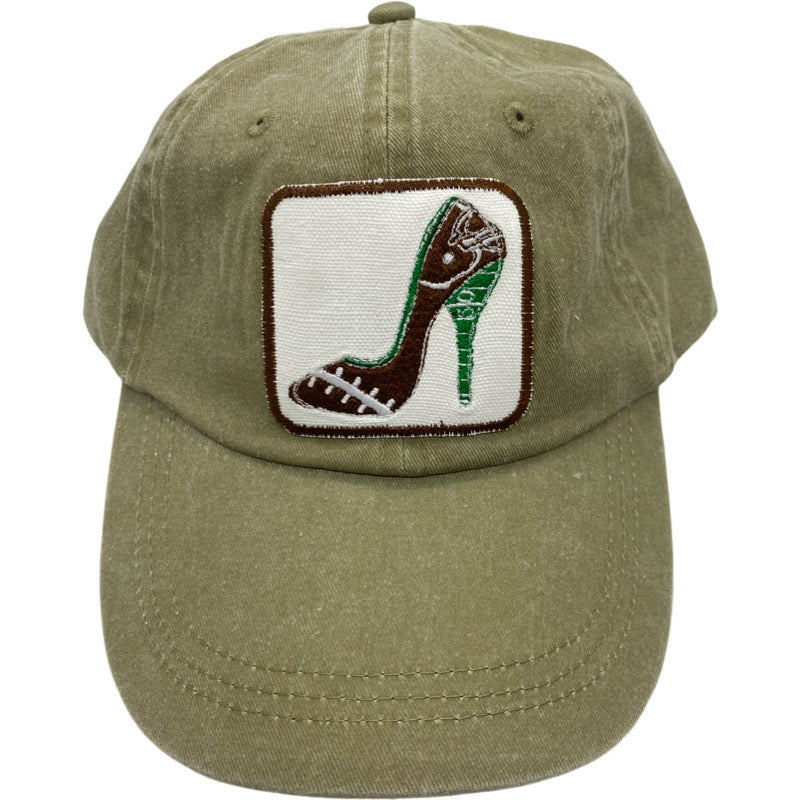 Embroidered Hat-Football High Heel