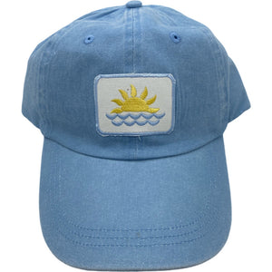 Embroidered Hat-Sun & Waves
