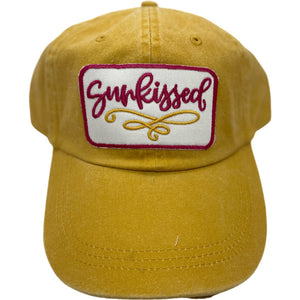 Embroidered Hat-Sunkissed