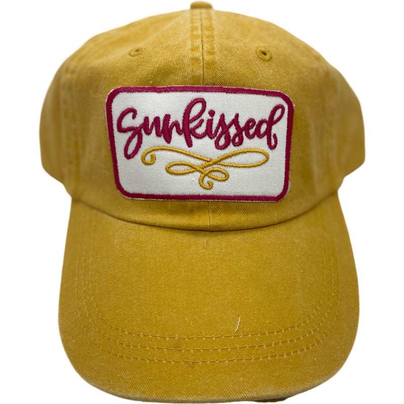 Embroidered Hat-Sunkissed