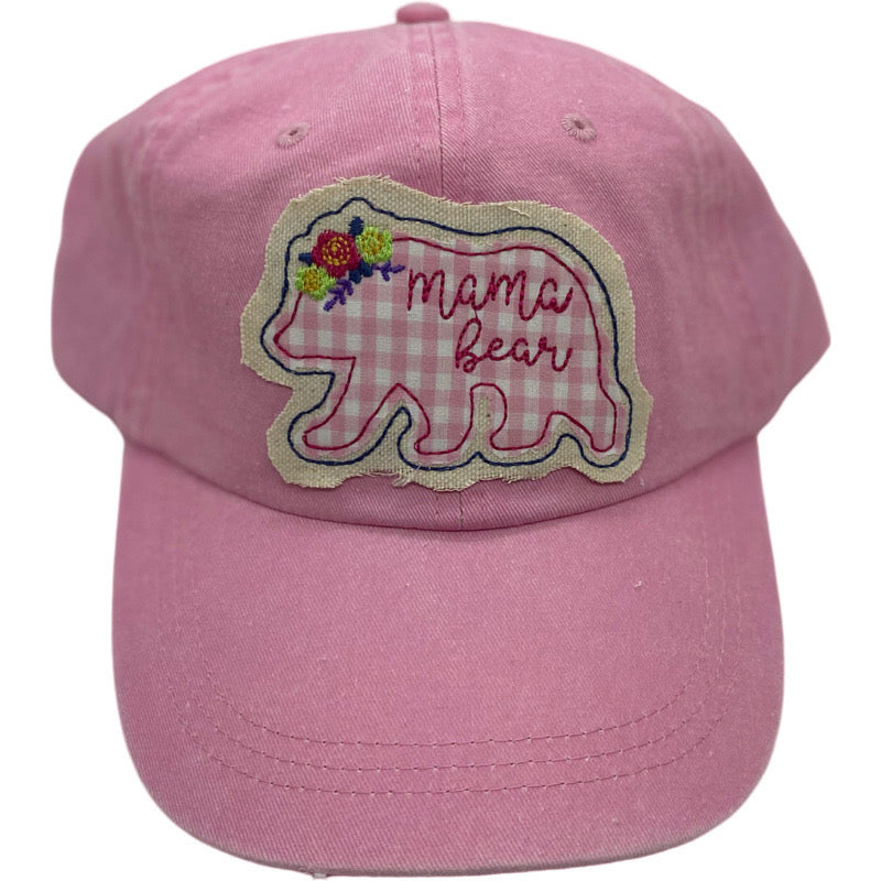 Appliquéd Hat-Mama Bear