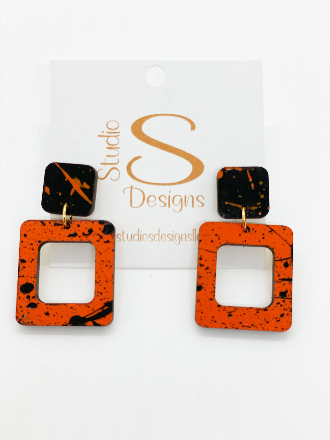 Defense Earrings-OK State