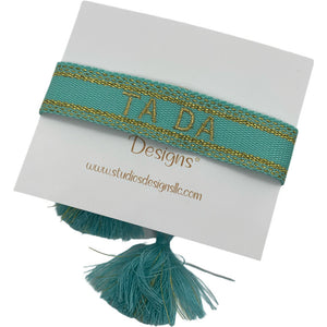 Embroidered Tassel Bracelet-TaDa