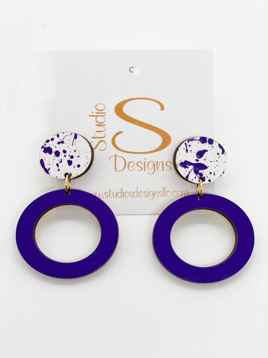 Offense Earrings-TCU