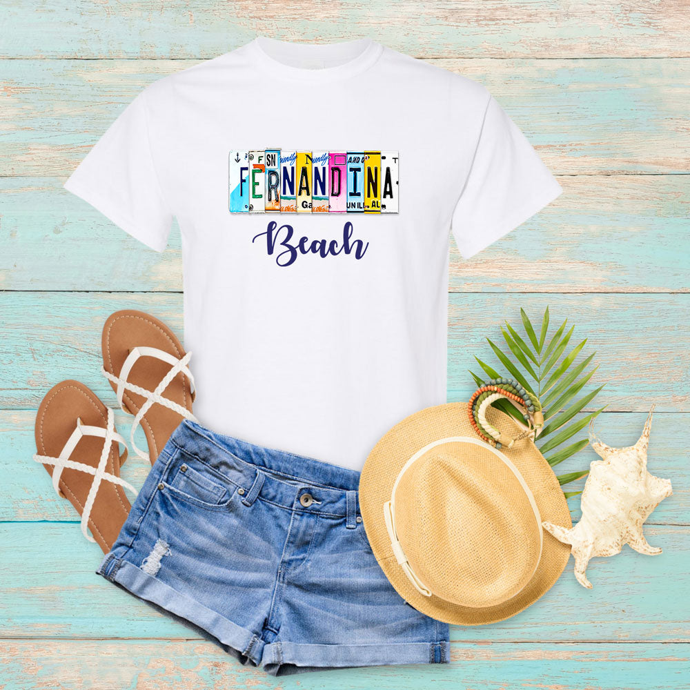 Customizable Beach License T-shirt