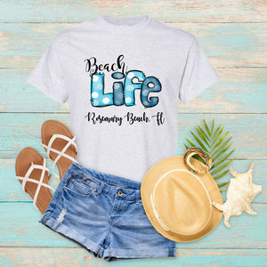 Customizable Beach Life T-Shirt