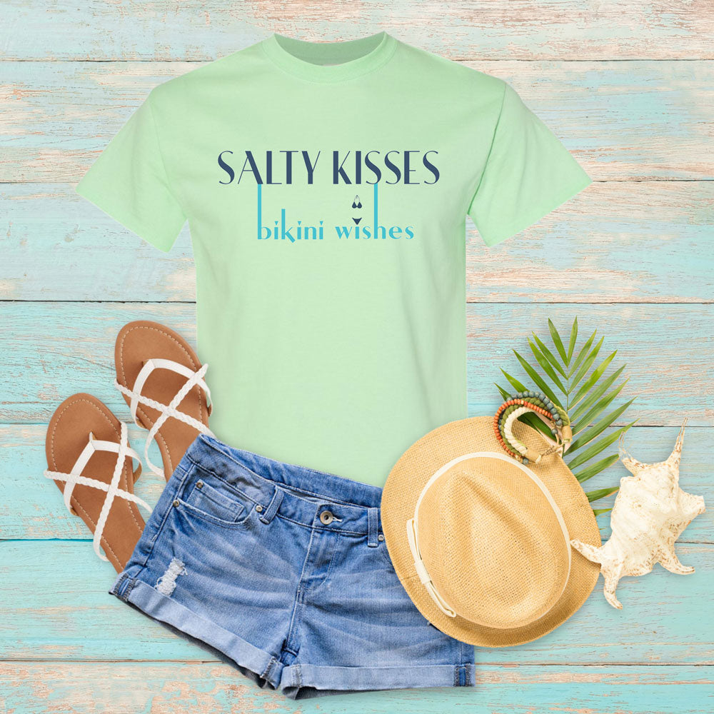 Salty Kisses Bikini Wishes T-Shirt