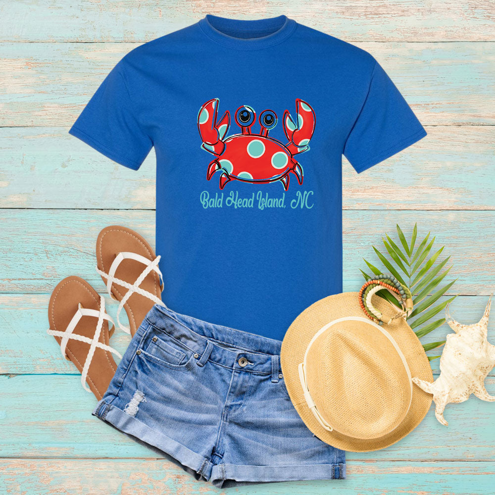 Customizable Polka Dot Crab T-Shirt