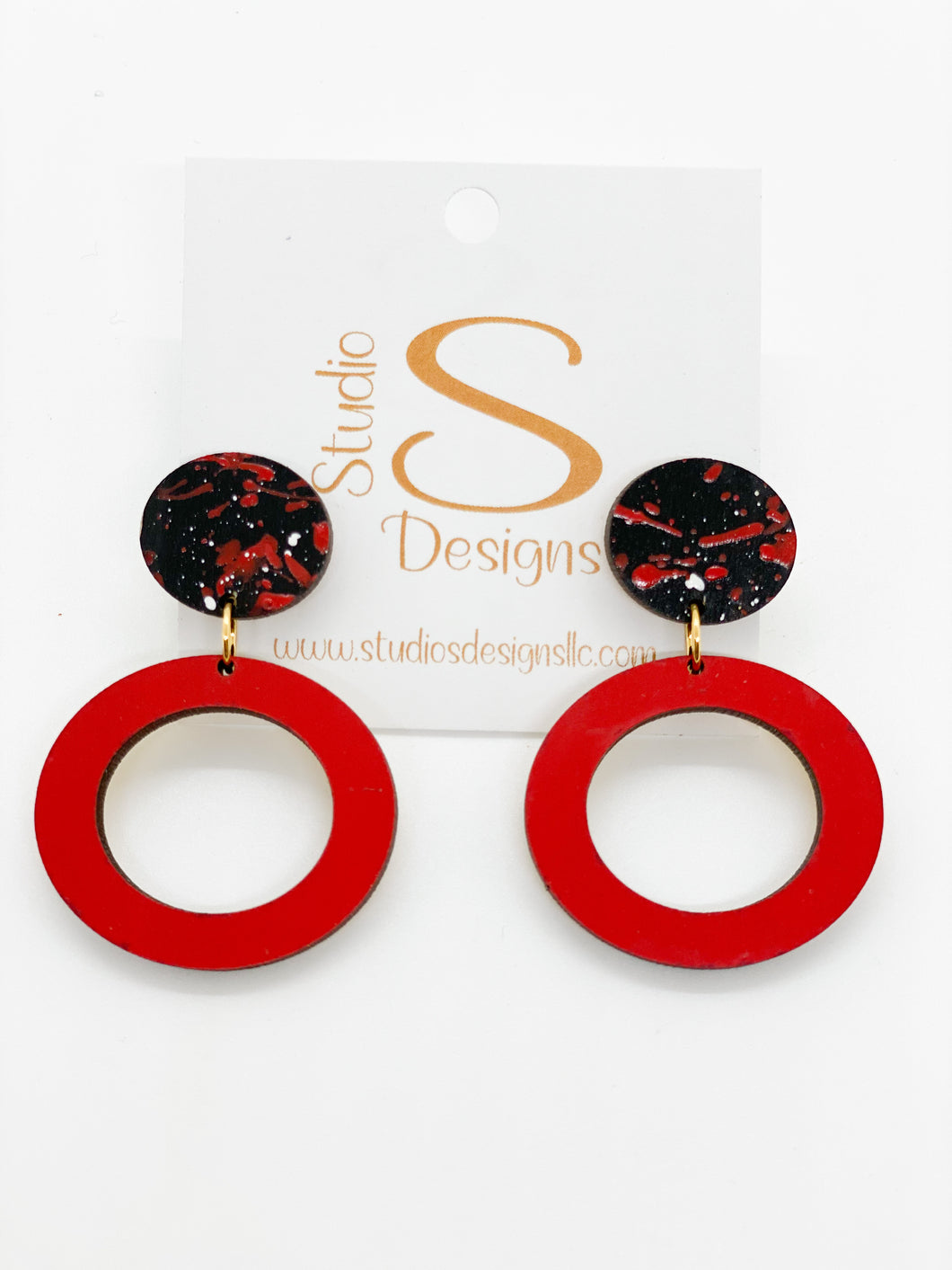 Offense Earrings-TX Tech