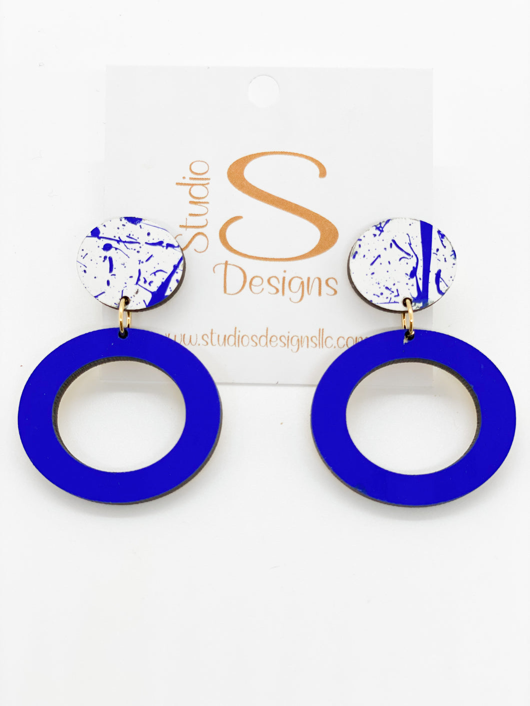 Offense Earrings-Univ Kentucky