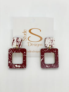 Defense Earrings-Univ OK