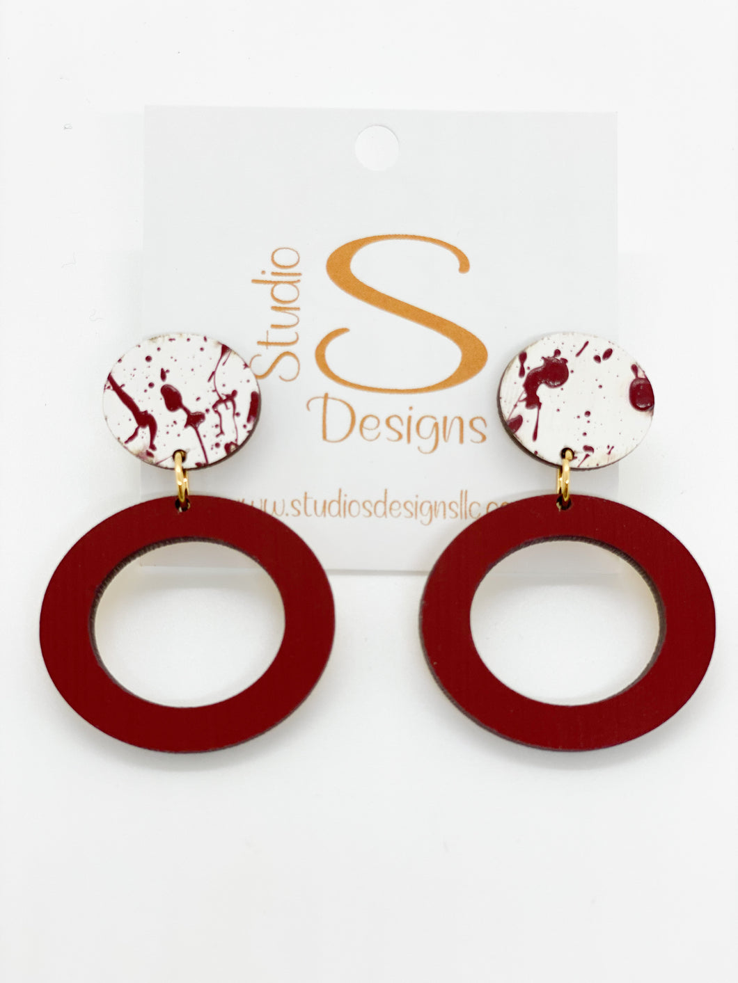 Offense Earrings-Univ OK
