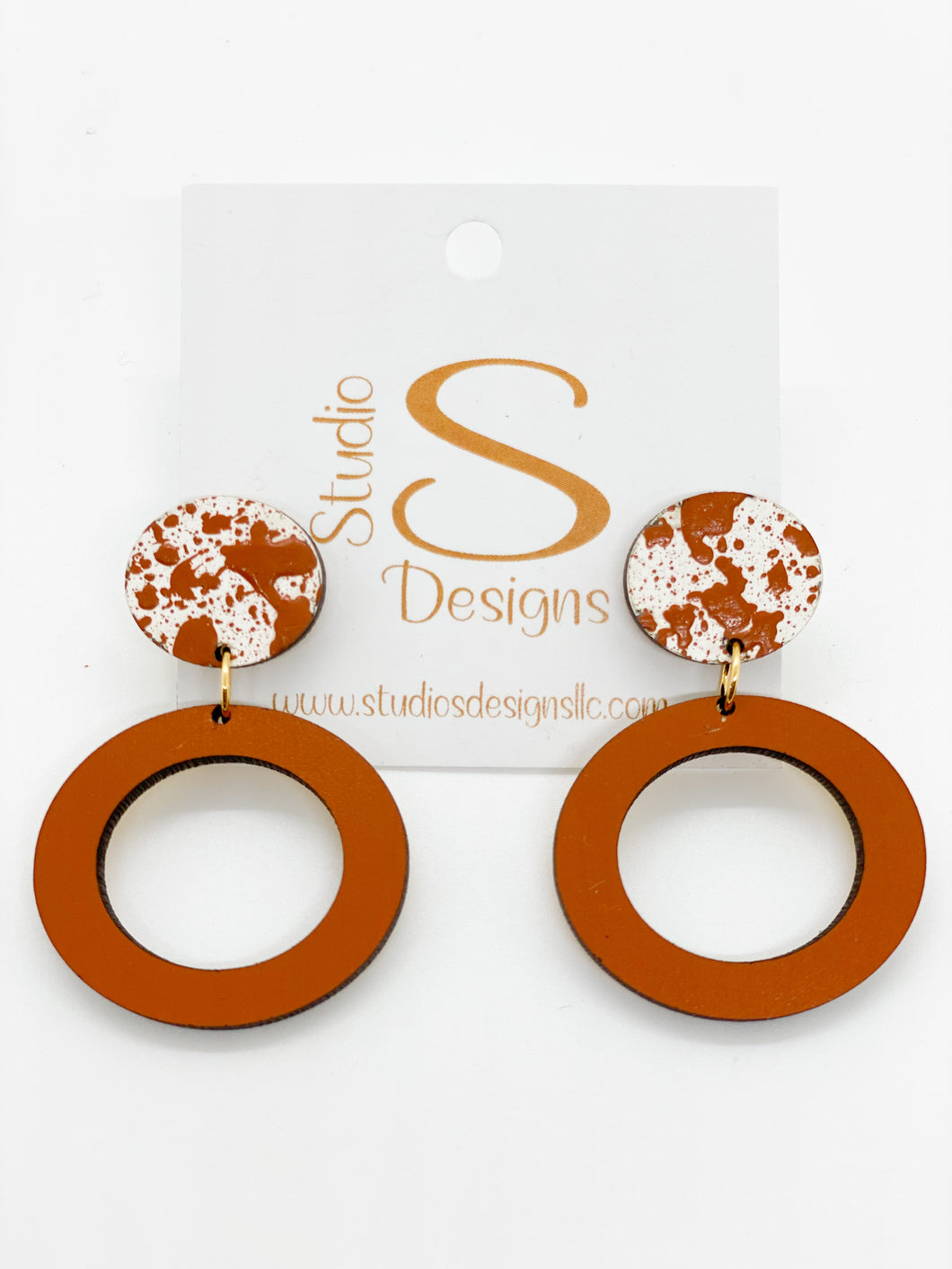 Offense Earrings-Univ TX