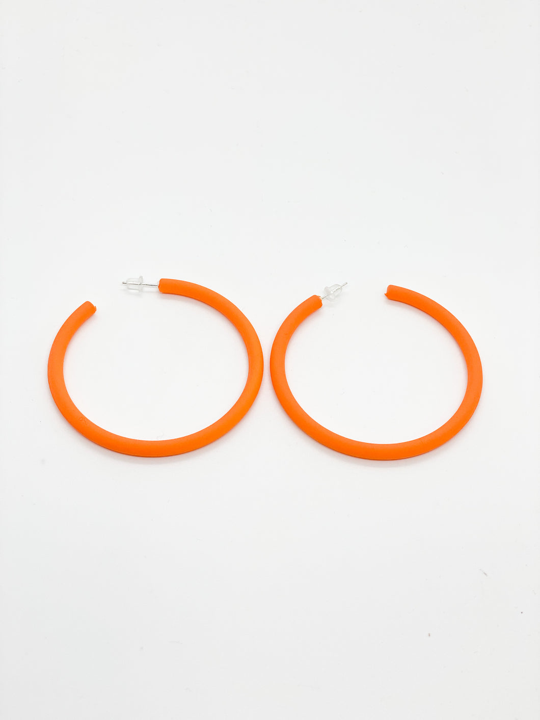 LARGE HOOPS-ORANGE