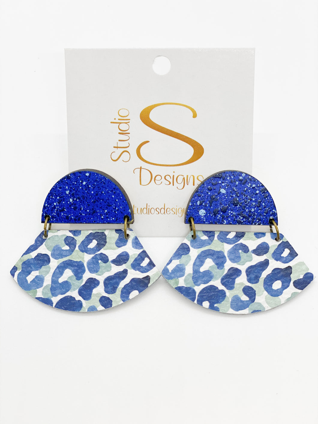 Bella Earrings- Blue Seafoam