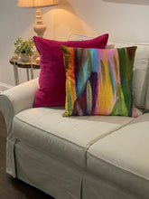 Load image into Gallery viewer, Velvet Throw Pillow 24 X 24-Hot Pink

