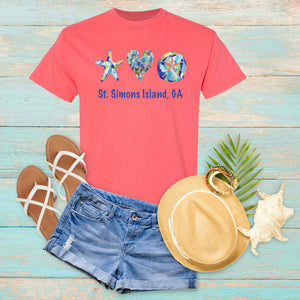 Sea Glass Customizable T-Shirt
